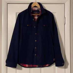 Normal Brand Brightside Flannel Lined Jacket Navy